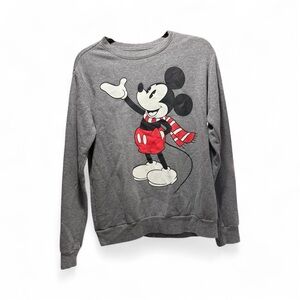 Disney Charcoal Mickey Mouse Crewneck Sweatshirt medium